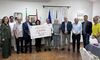 Rotary Mrida entrega cheque por 32641 dlares a proyecto de economa social de FEAFES