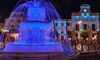 Varios monumentos de Mrida se iluminan de azul por el Da contra Maltrato Infantil 