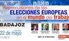 Sordo asiste jornadas en Badajoz sobre repercusiones elecciones europeas en mundo laboral