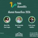 Carlos Cuerpo y Mara Guardiola entre los primeros Alumni Honorficos de la UEx Carlos Cuerpo y Mara Guardiola entre los primeros Alumni Honorficos de la UEx