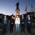 Guardiola reivindica en Medelln a Extremadura como corazn del mestizaje