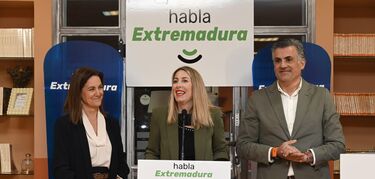 Guardiola ensalza la figura de Almudena Domingo para ser la próxima alcaldesa de Coria