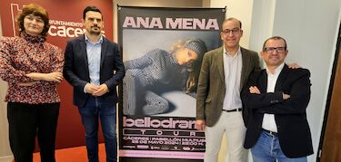 La cantante Ana Mena actuará el 25 de mayo en el pabellón Multiusos de Cáceres 