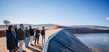 La Presidenta de la Junta subraya la importancia del regadío de Monterrubio de la Serena