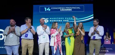 Elena Manzano proclamada presidenta del PP provincial de Cáceres con el 99,2% de los votos