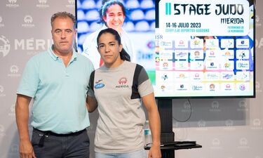100 judocas de toda España participan en un Stage organizado por Cristina Cabaña en Mérida