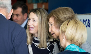 La Reina Doña Sofía visita la delegación del Banco de Alimentos de Plasencia