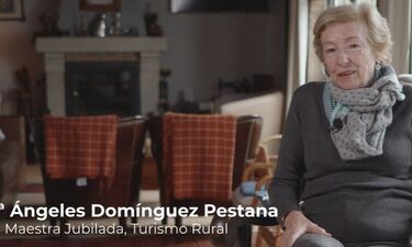 Maestra jubilada de Sierra de Gata protagoniza tercer vídeo de Diputación por 8M