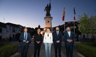 Guardiola reivindica en Medellín a Extremadura como 