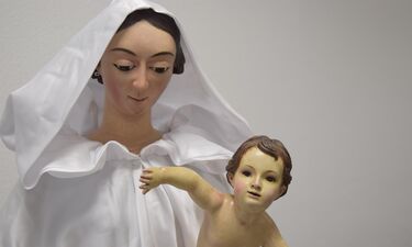 Virgen de la Piedad de Almendralejo recupera parte de imagen histórica tras restauración