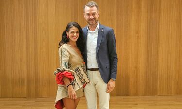 Eva Jabón, Farandulera, lleva el ‘Oro Rojo’ de La Vera a la moda sostenible