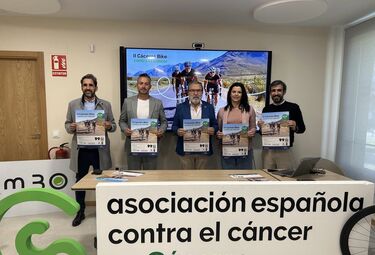 La Asociación Española Contra el Cáncer presenta su II Bike Cáceres como reto solidario