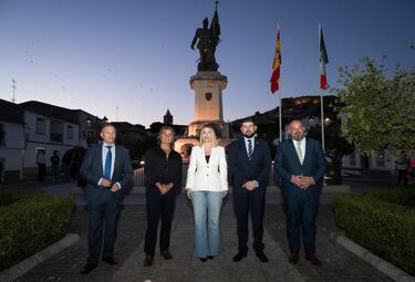 Guardiola reivindica en Medellín a Extremadura como 