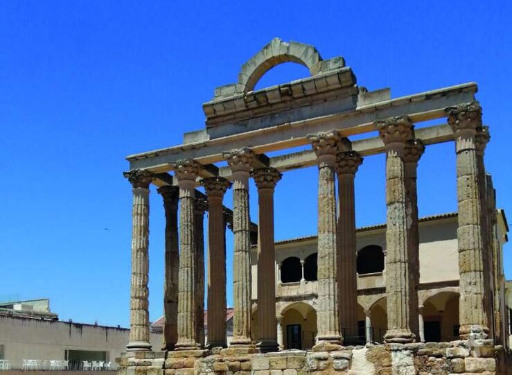 El Templo de Diana de Mrida estrena un escenario en el que podrn celebrarse eventos 