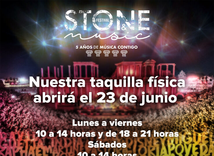 Stone  Music Festival de Mrida reabrir su taquilla fsica el prximo martes