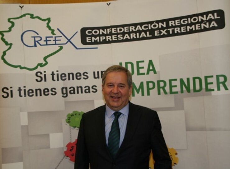 El presidente de la Creex interviene este mircoles en la cumbre de CEOE