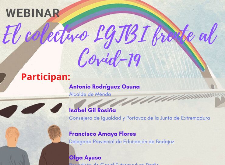 El alcalde de Mrida participa en la webinar El Colectivo LGTBI frente al COVID 2019 