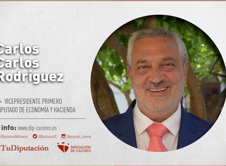 Carlos Carlos Rodrguez toma posesin como nuevo presidente Diputacin Cceres