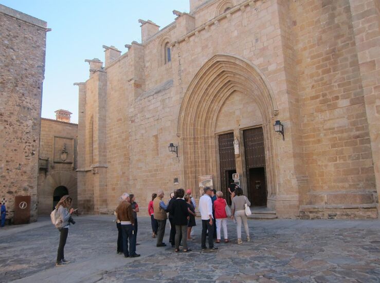Concatedral de Santa Mara de Cceres se reabre a las visitas tursticas el 1 de julio