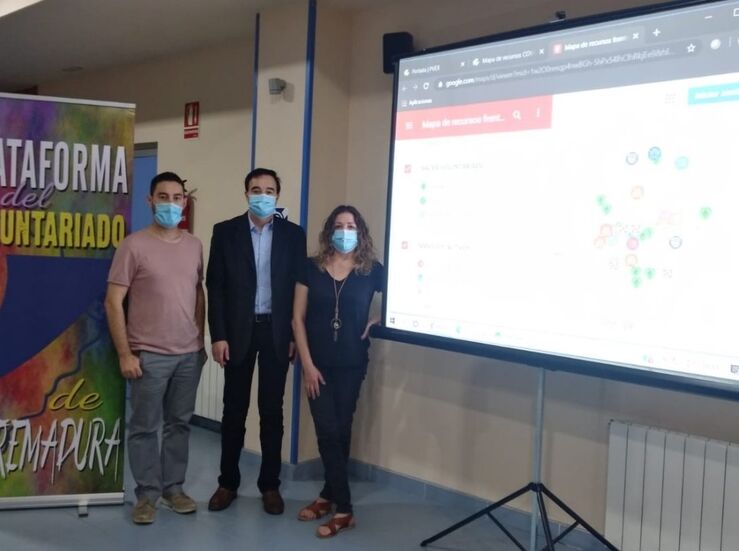 La Plataforma del Voluntariado de Extremadura pone en marcha un mapa de recursos 