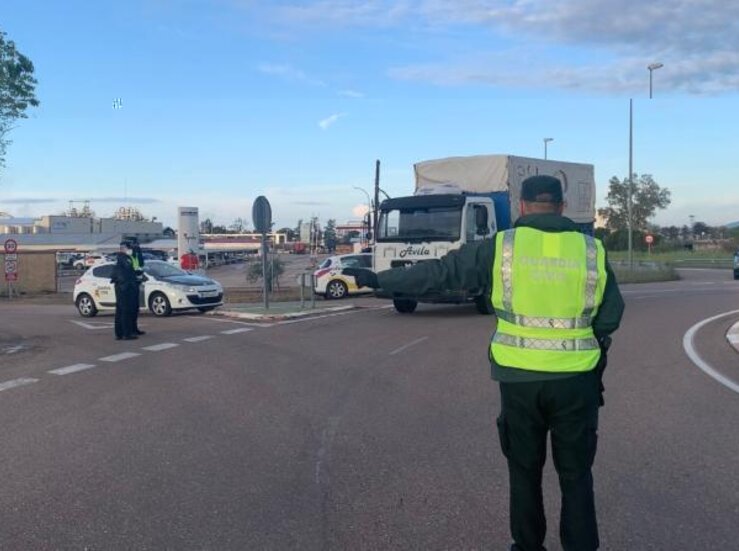 Campaa especial de DGT sobre vigilancia y control de camiones y autobuses en Extremadura