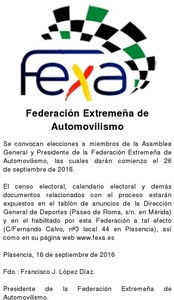 Federación Extremeña de Automovilismo Federación Extremeña de Automovilismo