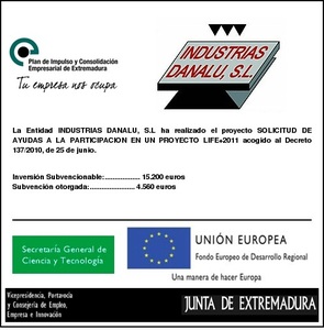 INDUSTRIAS DANALU, S.L INDUSTRIAS DANALU, S.L