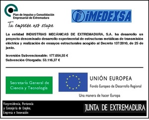INDUSTRIAS MECÁNICAS DE EXTREMADURA, S.A. (IMEDEXSA)