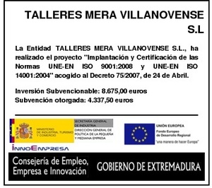 TALLERES MERA VILLANOVENSE S.L TALLERES MERA VILLANOVENSE S.L