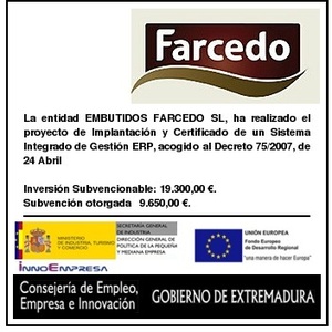 EMBUTIDOS FARCEDO SL EMBUTIDOS FARCEDO SL