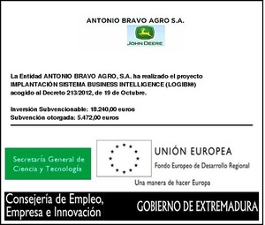 ANTONIO BRAVO AGRO, S.A