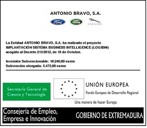 ANTONIO BRAVO, S.A. ANTONIO BRAVO, S.A.