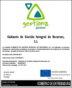 Gabinete de Gestión Integral de Recursos, S.L Gabinete de Gestión Integral de Recursos, S.L