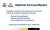 La Diputacin de Badajoz organiza un webinar sobre Correos Market