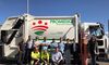 Promedio incorpora dos nuevos camiones  basura en Montijo Puebla de la Calzada y Barbao