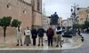 Minuto de silencio de miembros Corporacin de Badajoz por ltima vctima violencia gnero