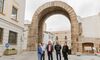 El alcalde visita actuaciones en Acueducto Los Milagros y el Arco de Trajano en Mrida