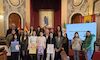 Ayuntamiento de Badajoz entrega los premios de los concursos contra la violencia de gnero