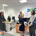 Mercedes Vaquera visita empresas farmacuticas y tecnolgicas en el PCTEX en Badajoz