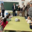 Vaquera visita el CEIP San Francisco de Almendralejo tras su reforma integral Vaquera visita el CEIP San Francisco de Almendralejo tras su reforma integral