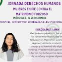 Activista Khadija Amin en unas jornadas sobre derechos de las mujeres afganas Activista Khadija Amin en unas jornadas sobre derechos de las mujeres afganas