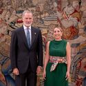 El Rey recibe en Zarzuela a Guardiola tras su reeleccin como presidenta de Extremadura El Rey recibe en Zarzuela a Guardiola tras su reeleccin como presidenta de Extremadura