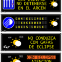 DGT pide precaucin al volante ante el eclipse y pide estacionar en puntos habilitados DGT pide precaucin al volante ante el eclipse y pide estacionar en puntos habilitados
