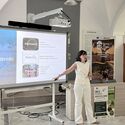 Investigadora de Cicytex presenta el desarrollo de su estudio sobre Fitftora en Sudfrica
