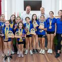 Rodrguez Osuna recibe a deportistas y entrenadoras del Club Gimnasia Artstica Mrida