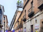 Bomberos del Sepei de Cceres intervienen por el temporal en 6 municipios cacereos