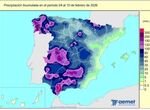 Espaa registra 429 lm2 lluvias acumuladas desde 1 de octubre un 38 ms de lo habitual