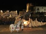 Empresa Atakama organizar el desfile de San Jorge en Cceres y la quema del dragn