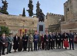 Badajoz inaugura la estatua de Alfonso IX en la Plaza de San Jos en el V Da de la ciudad