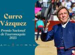 Curro Vzquez galardonado con Premio Nacional Tauromaquia convocado por Senado y CCAA